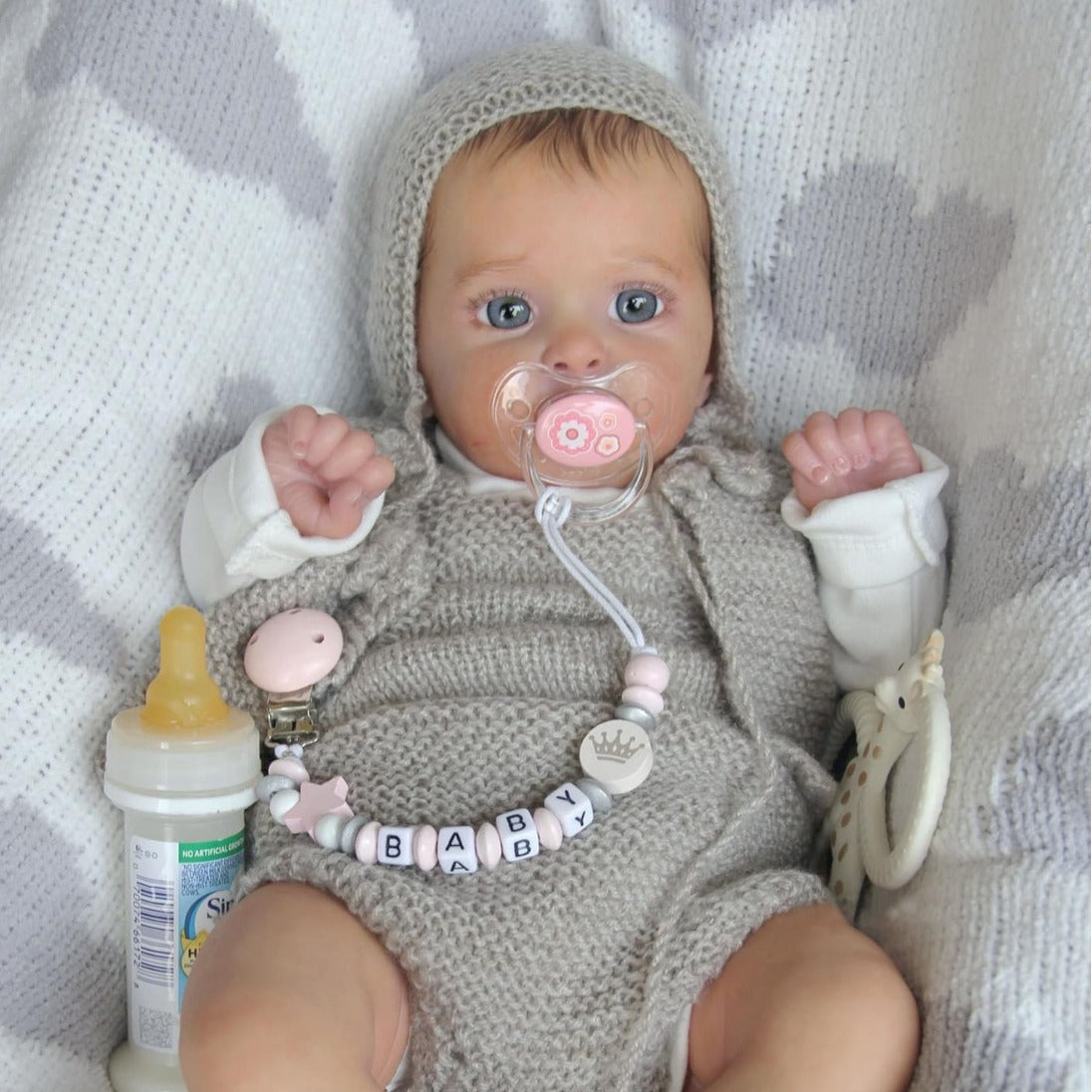 19 Inches Open Eyes Reborn Dolls-Jocy