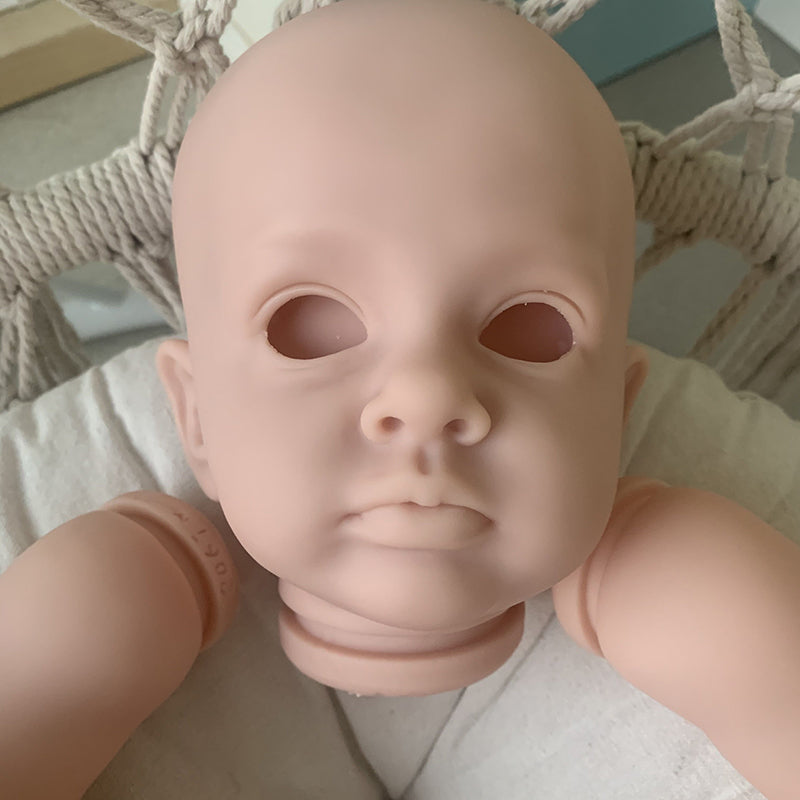 22 inches Tutti Open Eyes DIY Blank Unpainted Reborn Doll Kit