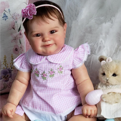 Penny 20 Inch Reborn Doll Girl with Short Brown Hair-Maddie