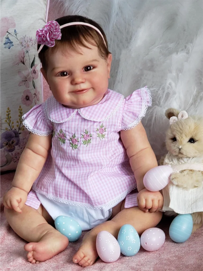 Penny 20 Inch Reborn Doll Girl with Short Brown Hair-Maddie