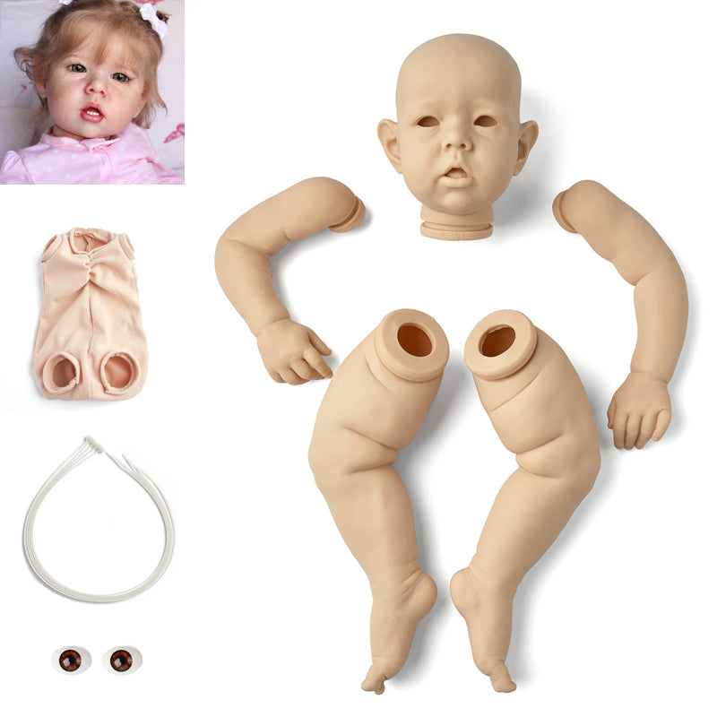 20 inches Liam DIY Blank Vinyl Unpainted Unfinished Reborn Doll Kit