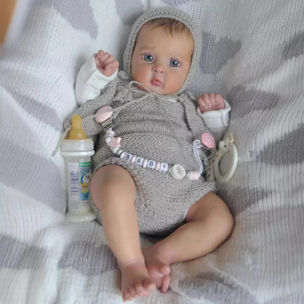 19 Inches Open Eyes Reborn Dolls-Jocy