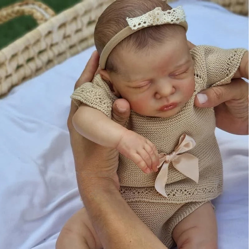 19 inches May Closed Eyes Reborn Dolls-Romy