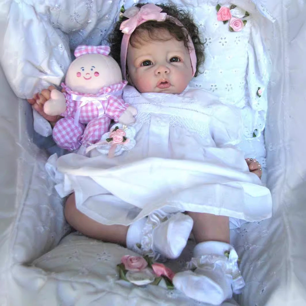 Flora 20 Inches Realistic Open Eyes Reborn Doll