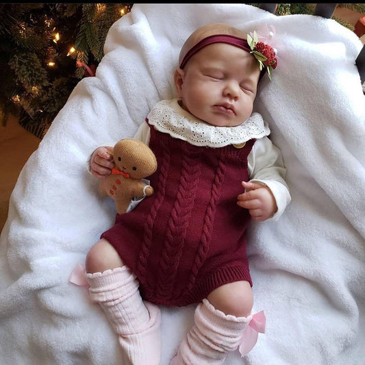 20 Inches Sweet Agnes Sleeping Reborn Doll Girl- Loulou Series