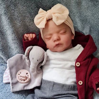 19 Inches Closed Eyes Vivien Reborn Doll Girl-Sam Serie