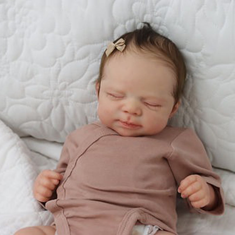 19 Inches Jessie Lifelike Close Eyes Reborn Baby Doll