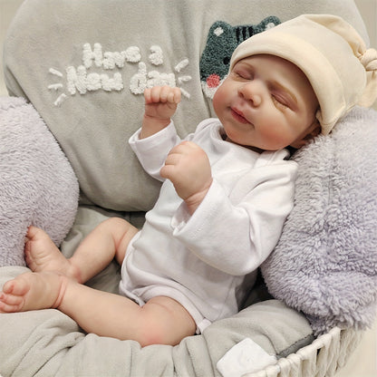 19 Inches Lifelike Closed Eyes Reborn Doll Boys/Girls