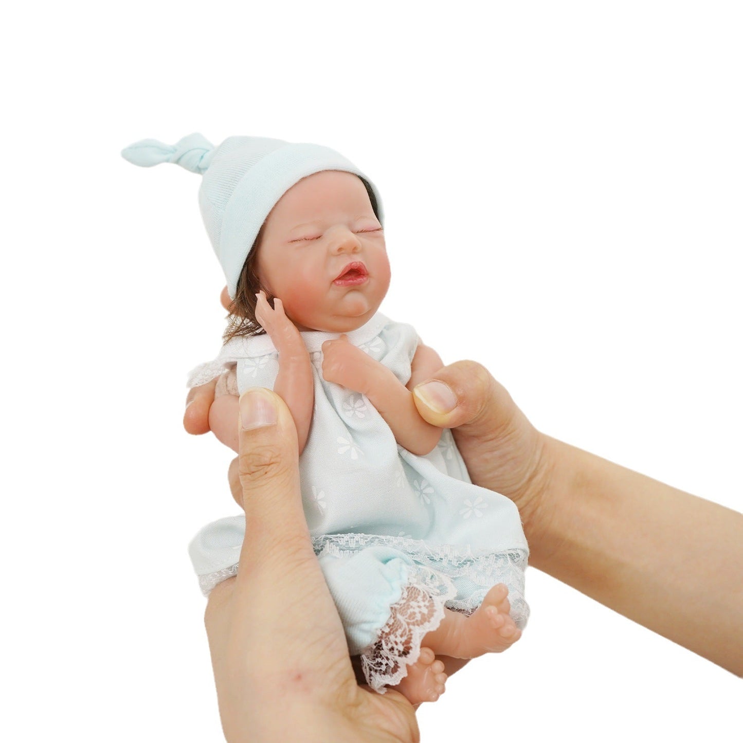 9 Inch Mini Reborn Dolls With Closed Eyes