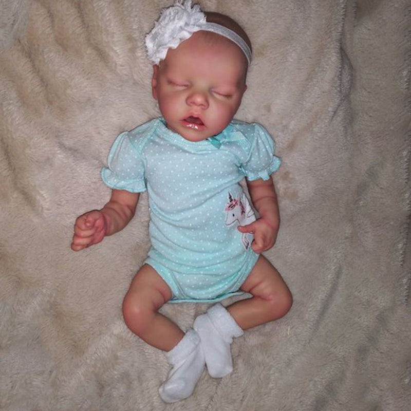 17 Inches Real Lifelike Andy Reborn Baby Dolls Girl Twin A