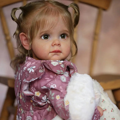 23 Inches Lifelike Fanny and Cherry Open Eyes Reborn Doll Twin Girls-Maggie Series