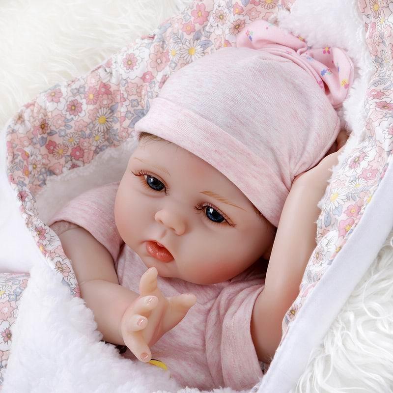 22 Inch Cloth Body Reborn Baby Doll Toys