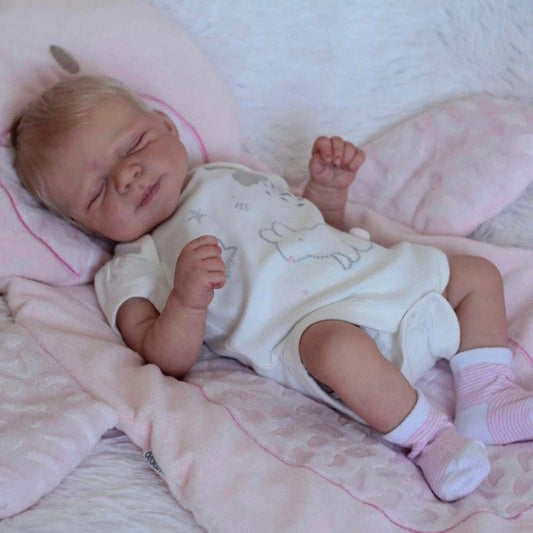 19 Inches Realistic Blonde Hair Reborn Dolls