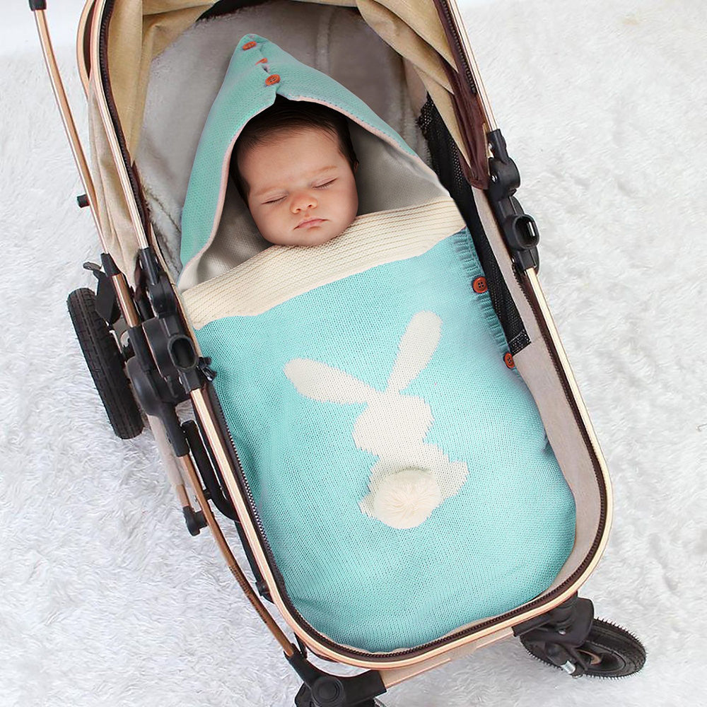 Warm Knit Fleece Sleeping Bag For 17-24 Inches Reborn Dolls