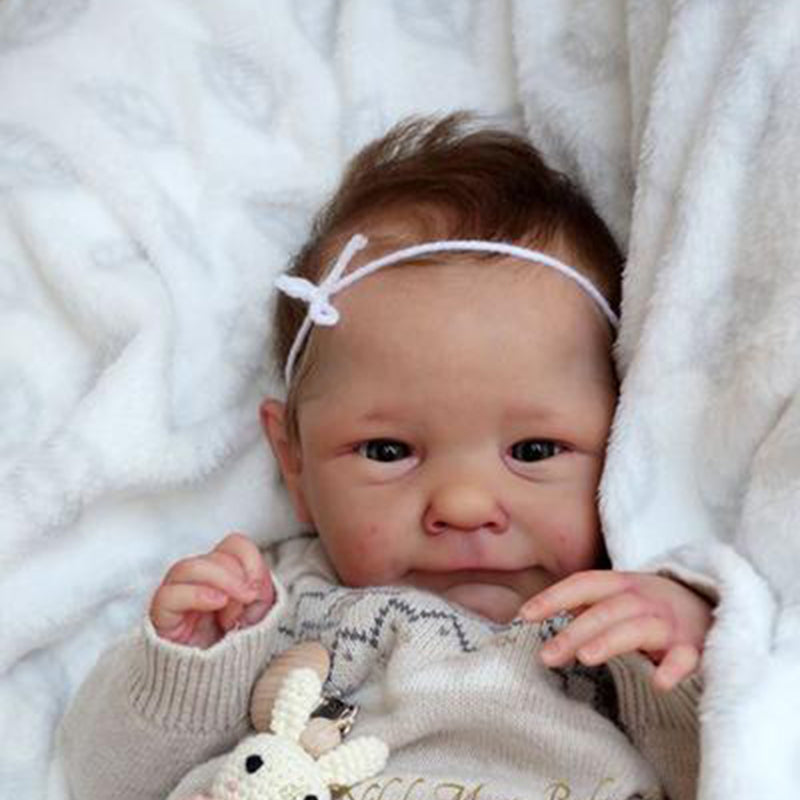 19 inches Ava Open Eyes DIY Blank Unpainted Reborn Doll Kit