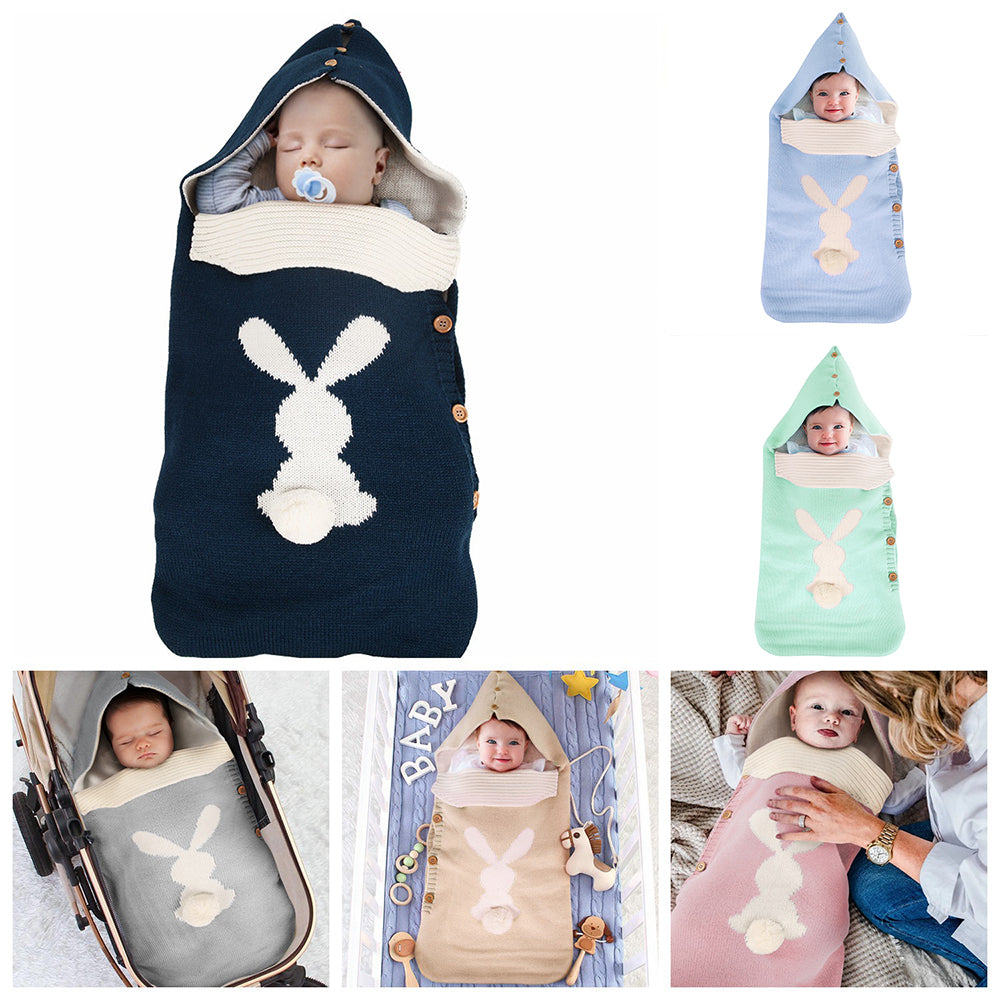 Warm Knit Fleece Sleeping Bag For 17-24 Inches Reborn Dolls