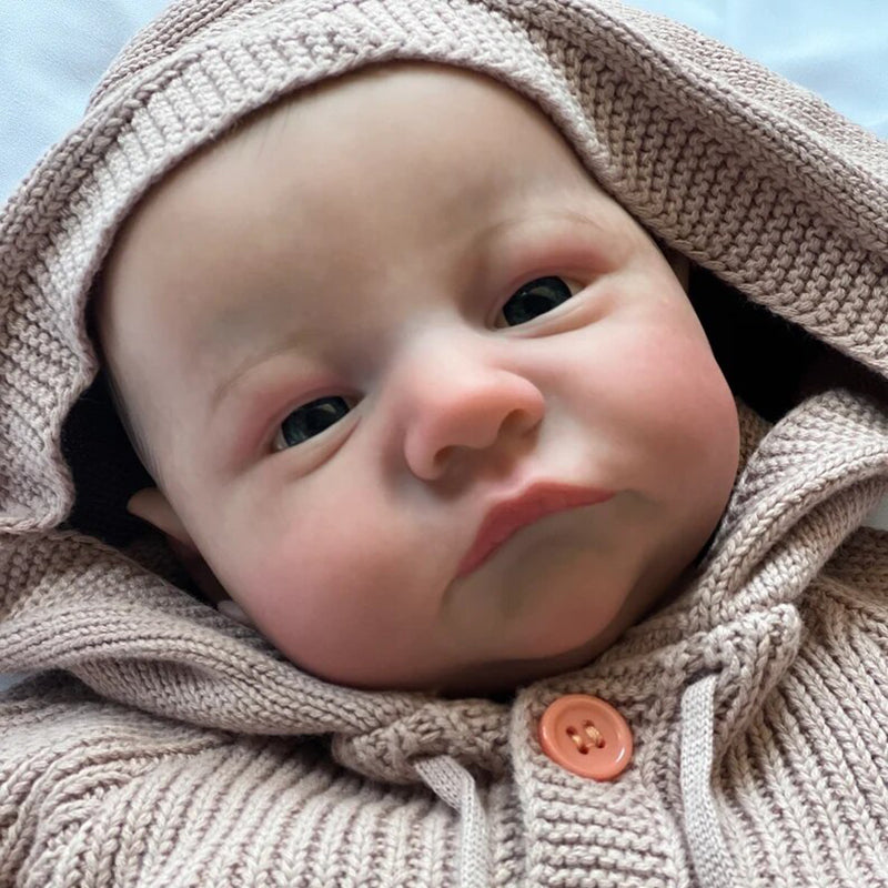 18'' Real Lifelike Carley Open Eyes Reborn Doll Boy/Girl-Levi Series