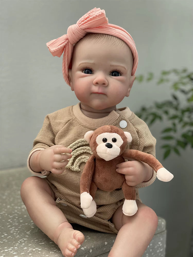 18 Inches Helen Open Eyes Cloth Body Reborn Doll-Bettie