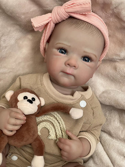 18 Inches Helen Open Eyes Cloth Body Reborn Doll-Bettie