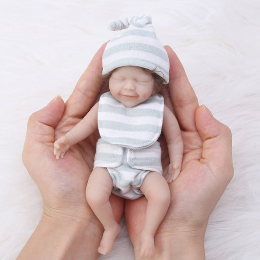 6 Inches 15cm April Sleeping Mini Reborn Doll