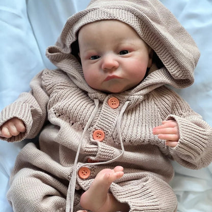 18'' Real Lifelike Carley Open Eyes Reborn Doll Boy/Girl-Levi Series