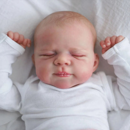 19 Inches Lifelike Closed Eyes Reborn Doll Boys/Girls