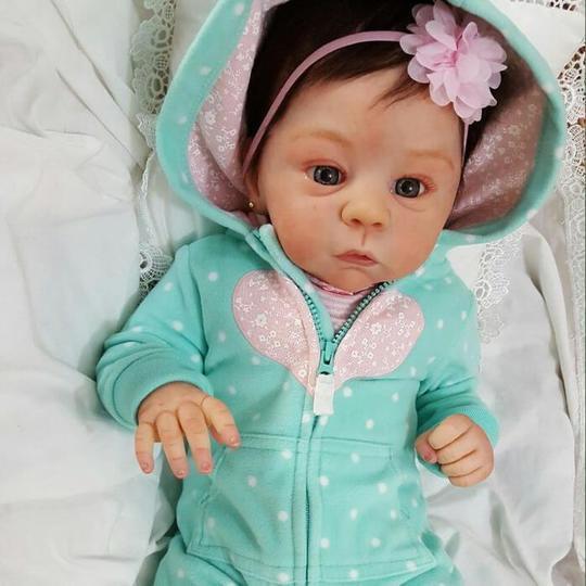 Realistic 21'' Gloria New Reborn Baby Doll Toy-Harlow