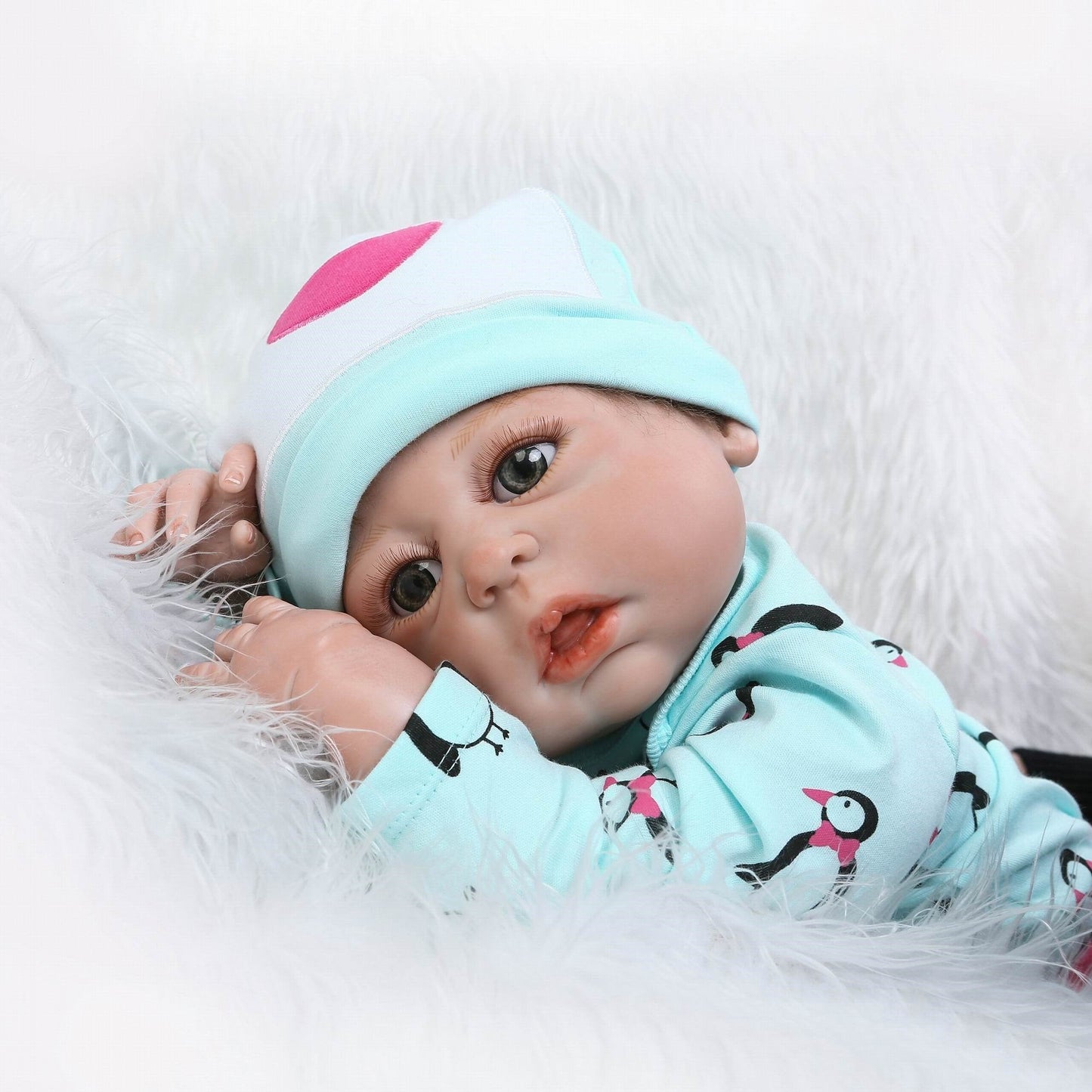 22 inches Full Silicone Girl Reborn Dolls