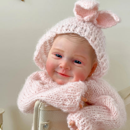 Harlan 19 Inches Lifelike Open Eyes Reborn Doll-Sebastia