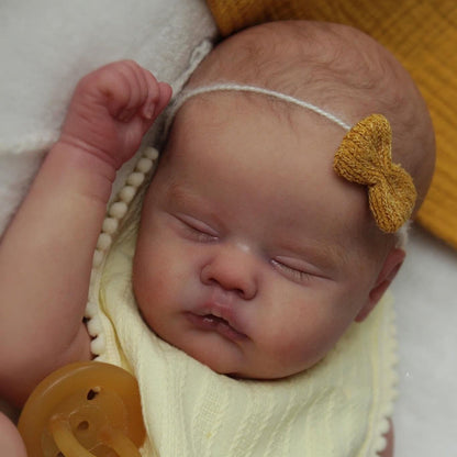 19 inches Closed Eyes Unpainted Reborn Quinbee Doll Kit