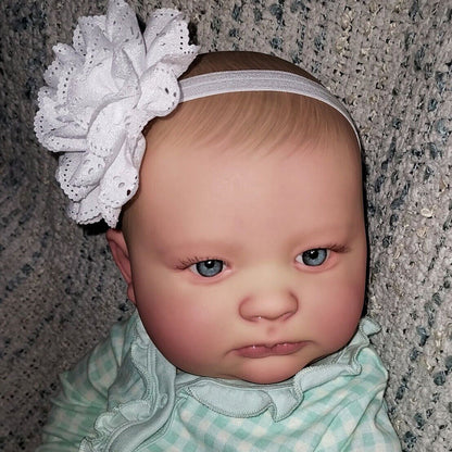 23 inches Unpainted Joseph Open Eyes Reborn Doll Kit