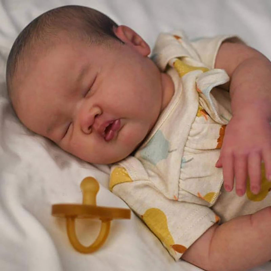 Unfinished 20 inches Closed Eyes Reborn Ashia Doll Kit